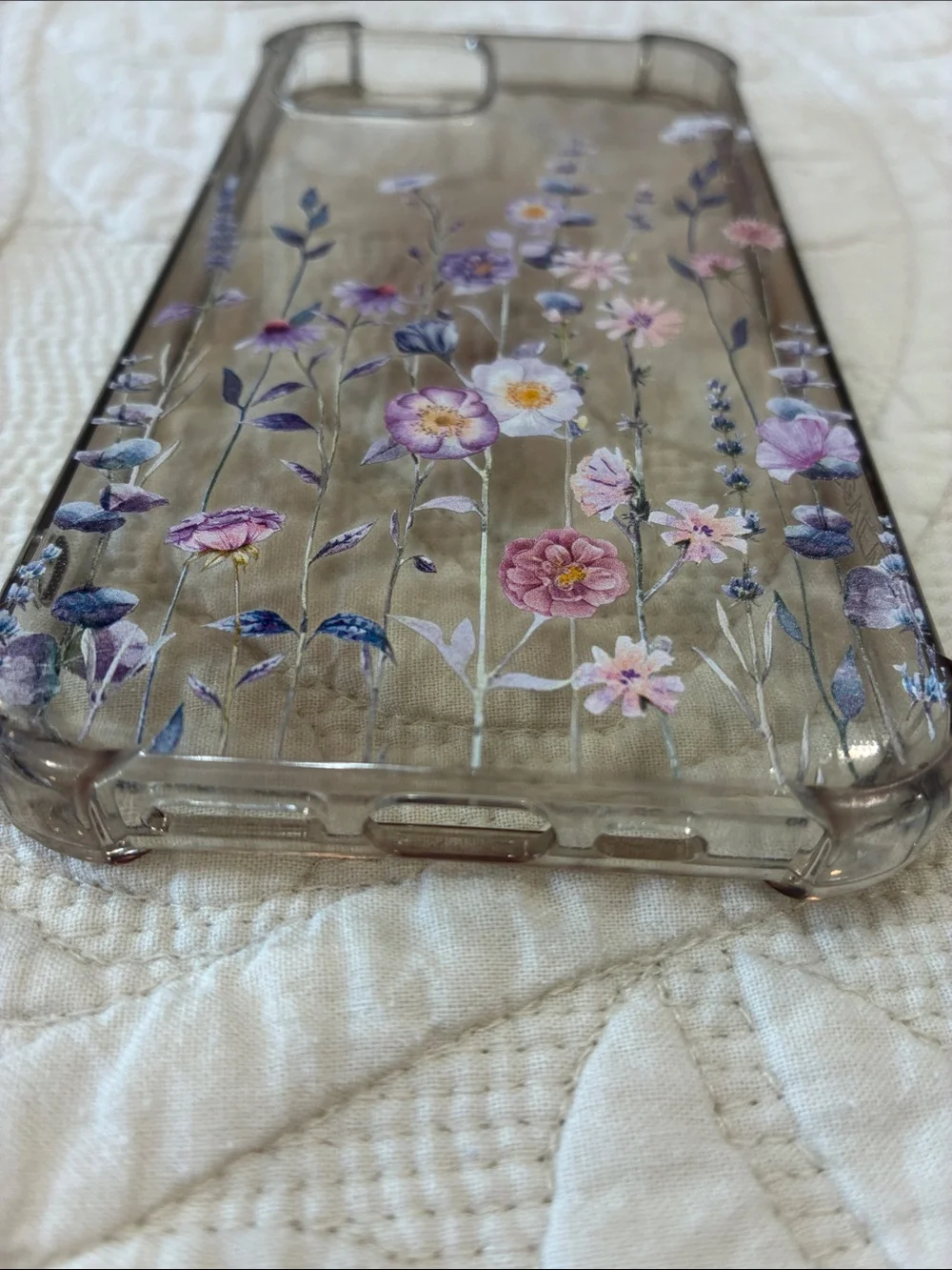 *3 for $10* iPhone 12 or 12 Pro Clear Floral Phone Case